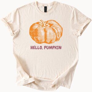 Pumpkin Tee Fall Graphic T Shirt Hello Pumpkin Autumn